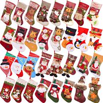 Christmas Socks Gift Bags Christmas Decorations Gifts Santa Snowman Gift Decorations Big Christmas Socks