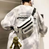 ins tide cards skew satchel men sport light single shoulder small backpack women 100 hitch cross chest bag mens canvas pockets