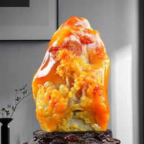 Natural Shoushan Stone Pendulum Pieces Stone Sculptures Hibiscus Original Stone Seal Pendant Handlebar Pieces Home Town Residence 2021 paragraphs