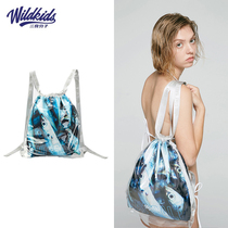 Wildkidds Sanliang Molecular Beam Pocket TPU Pumping Rope Double Shoulder Sports Fitness Salted Fish Digital Printed Diving Bag