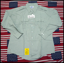 U.S. production of Lu Jun ARMY A type of green Changfu uniform Long sleeves shirt blouse public hair original product