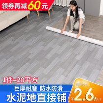 Carpet living room bedroom thickened large area home full paved waterproof non-slip pvc leather girl ins wind thickened floor mat