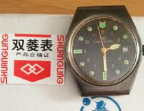 In the 1980s and 1990s old stock of nostalgia collection machinery single calendar watch watch