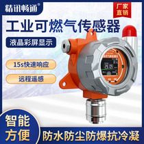Explosion-proof combustible gas sensor methane propane flammable and explosive transmitter fixed online monitoring alarm