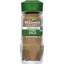 McCormick Gourmet rubbed Organic Sage 0 75 oz McCall
