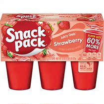 Super Snack Pack Strawberry Juicy Gels 6 Count (
