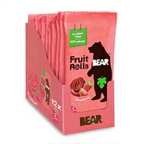BEAR Real Fruit Snack Rolls - Gluten Free Vegan