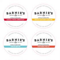 Barnies Single Serve Coffee Variety Pack ) 8 Santa