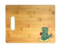 Baby T-Rex Dinosaur Playings at the Beach by the Oc