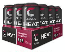 CELSIUS HEAT Strawberry Dragonfruit Performance Energy
