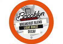Brooklyn Beans Breakfast Blend Decaf Coffee Pods C