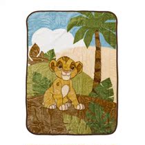 Disney Lion King Urban Jungle Luxury Plush Throw Bl
