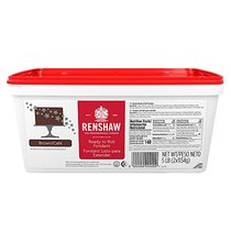  Ready to Roll Fondant Icing Brown 5lb Pail by Rens