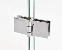 QIAO(2Pieces) Glass Door Hinge – 180 Degree Wine