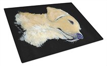 Carolines Treasures SS8960LCB Golden Retriever Glass of the Golden Retriever