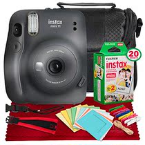 gray FUJIFILM INSTAX Mini 11 Instant Film Camera (