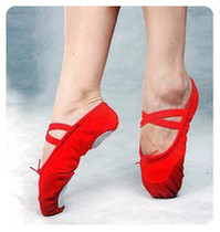 Adult teacher shoes Soft soled shoes Dance shoes Practice shoes Bodybuilding shoes Childrens ballet shoes Yoga shoes Red dance shoes