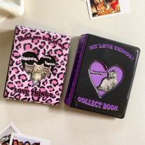 ins retro pink BAO WEN Polaroid photo album Polaroid 3 inch photo love bean album small card gracockka storage book