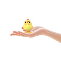 On the chain of small rooster yellow duck hair jumping chicken jumping duck bar novelty toy Christmas childrens birthday gift