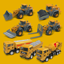 Inertial engineering vehicle simulation excavator sliding forklift model children baby boy toy car birthday gift