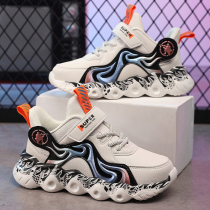 Huili Boy Shoes 2021 Spring and Autumn New Dadong Waterproof Leather Skin Childrens Autumn Soft Bottom Tide Sports Shoes