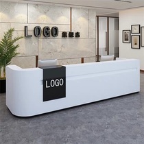 Fashion Hotel Welcome reception desk desk cash register modern minimalist company front desk beauty salon information desk