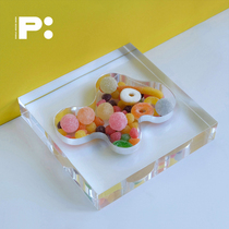  PRINT:H)Patented design Fun decorative plate Jewelry plate tray device Niche design art decoration tray