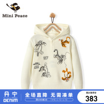 (special case with the same section) minipeace Taiping bird boy dress jumping Hu Chunqiu boys headcoat sweater for the year