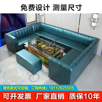 KTV European-style sofa custom bar Clear bar box U-shaped L-shaped corner deck combination Cafe Home theater