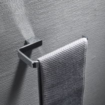 German square towel ring Full copper towel hanging European towel ring Bath towel hanger Bathroom hardware pendant