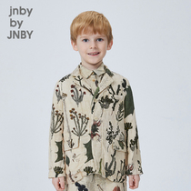 Shopping mall with the same] Jiangnan commoner childrens clothing 21 summer new mens and womens childrens suit jacket 1LB211030