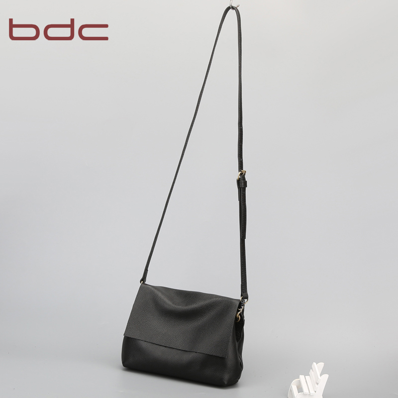 Blue Dance Simple Genuine Leather Bag 2019 New Fashion Cowskin Bag