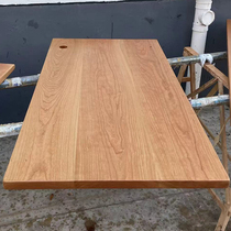 North American cherry wood table panel step board Custom Elegant simple custom log solid wood Wood square wood table panel