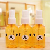 Cute Brown bear bear spray bottle Sub-bottle Fine mist water spray bottle Toilet water mosquito does not bite empty bottle 30ml