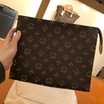 2021 New Tide leather mens bag kslv handbag mens wash bag hand bag bag bag mens toilet bag large capacity