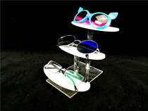 Glasses display stand acrylic display rack display box counter storage rack glasses prop stand