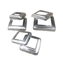 Stainless steel square tube decoration cover Ugly Lid Stairway Pillar Armrest Barrier cover Stainless Steel Decorative Accessories