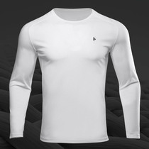 Longya autumn trend new comfortable basic long-sleeved T-shirt mens white wild slim-fit bottoming mens top