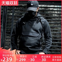 Dragon tooth tianright function sweater men autumn and winter New Men slim hooded zipper mens casual trend coat