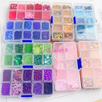 New Pint Pearl Bright Sheet Imitation Pearl Material Bag Handmade Diy String Beads Children Bag Bead Embroidered Clothing Accessories Accessories