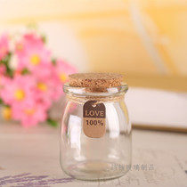 10 200ml pudding cork bottle 100ml glass lucky star bottle cork bottle star bottle drift bottle