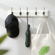 Punch-free door rear bedroom creative porch Wall clothes row hook hanger adhesive hook hanging clothes hook Wall Wall