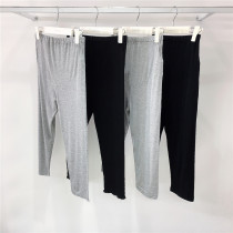 Amy Mummy 2020 Summer new pregnant women ultra-thin modal seven points leggings adjustable elastic belly pants