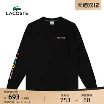 LACOSTE French crocodile mens 21 autumn and winter New loose casual round neck sports long sleeve t-shirt) TH7292