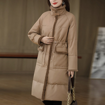 Leather Sheepskin Down Jacket Women's Winter 2021 New Haining Cashmere Thickened Leather Jacket Explosions Fashion