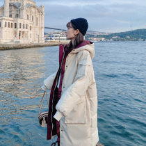 Bread clothing anti-season down cotton-padded clothing women Korean loose winter coat long cotton-padded jacket 2021 New