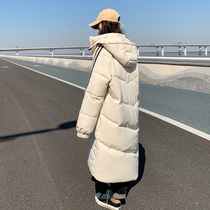 Bread clothing anti-season down cotton-padded clothing women Korean loose winter coat long cotton-padded jacket 2021 New