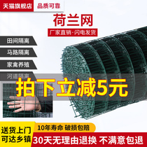 Dutch net wire fence fence steel wire mesh breeding chicken guardrail fence outdoor protective net home Outdoor