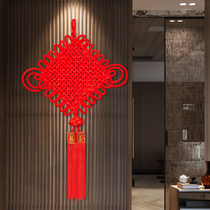 Chinese knot hanging hanging door on the living room high-end evil shop decoration wall to send foreigners to the door Chinese style
