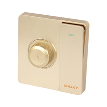 Fan gold belt adjustment 86 speed stepless panel fan speed control One open hanging fan Concealed switch speed control double control